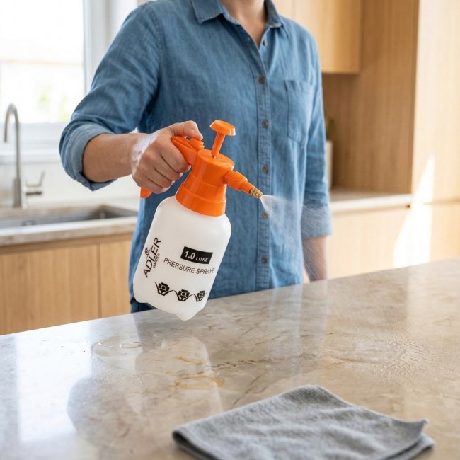 Pressure Sprayer ADLER AD 6811 manual 1L White, Orange