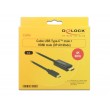DeLOCK 85292 video cable adapter 3 m USB Type-C HDMI Black