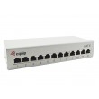 Equip 12-Port Cat.6 Desktop Patch Panel , Light Grey Equip 12-Port Cat.6 Desktop Patch Panel , Light Grey