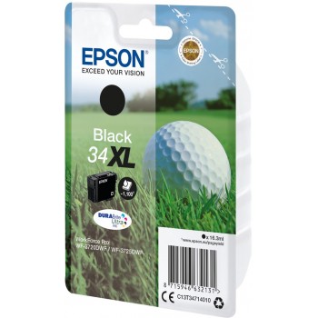 Epson Golf ball 34XL DURABrite Ultra Single Black Ink