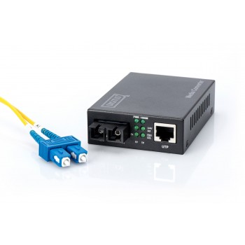 Digitus Gigabit Media Converter, RJ45 / SC