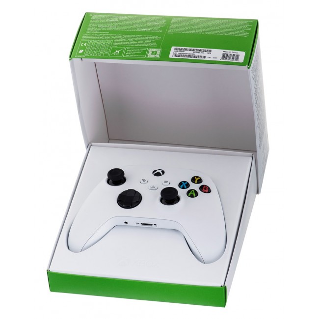 Microsoft Xbox Wireless Controller White Gamepad Xbox Series S,Xbox Series X,Xbox One,Xbox One S,Xbox One X Analogue / Digital Bluetooth/USB Microsoft Xbox Wireless Controller White Gamepad Xbox Series S,Xbox Series X,Xbox One,Xbox One S,Xbox One X Analogue / Digital Bluetooth/USB