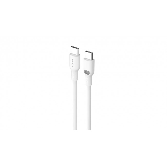 Havit CB6280 - USB Type C to USB Type C cable, 1 m (white)