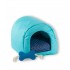 GO GIFT Dog and cat cave bed - blue - 40 x 33 x 29 cm