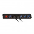 Techly Power Strip 6 Sockets Black with VDE Plug IUPS-PCP-6V Techly Power Strip 6 Sockets Black with VDE Plug IUPS-PCP-6V
