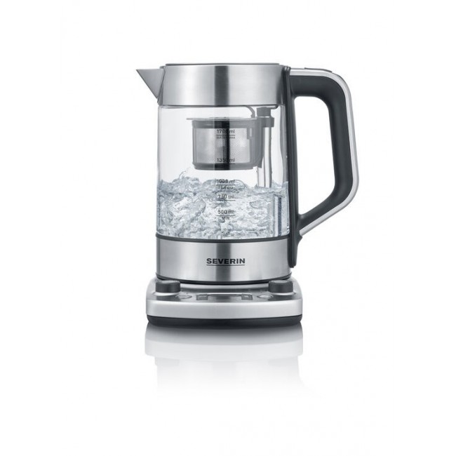 Severin WK 3422 electric kettle 1.7 L 3000 W Stainless steel