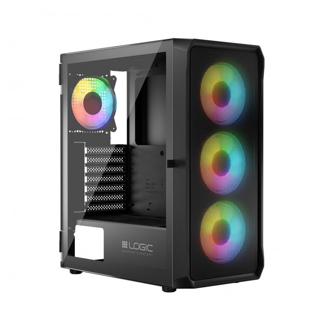 Logic PORTOS ARGB MINIDI USB 3.0 Case Black Logic PORTOS ARGB MINIDI USB 3.0 Case Black