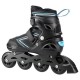 NILS EXTREME NH11912 A 2IN1 SKATES BLACK/BLUE SIZE. S (31-34) WITH INTERCHANGEABLE HOCKEY SKATES