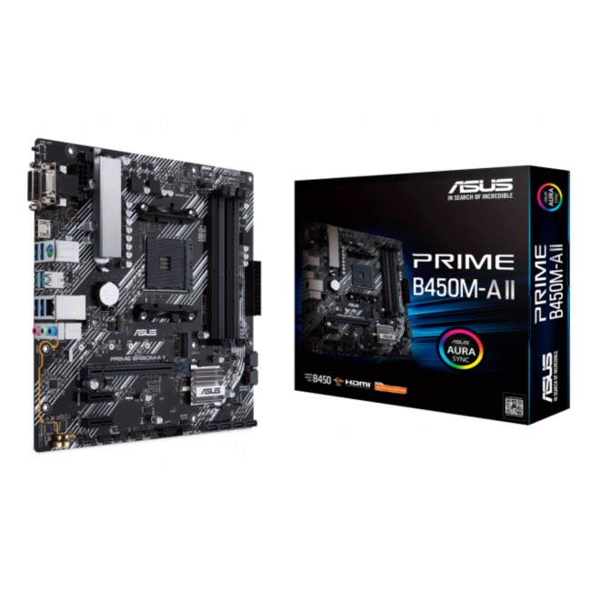 ASUS PRIME B450M-A II Socket AM4 micro ATX AMD B450