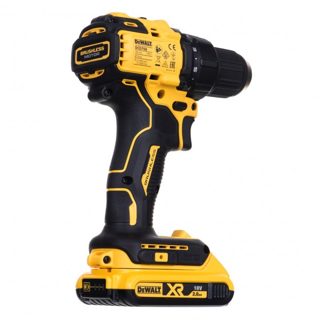 DeWALT DCD708D2T-QW power screwdriver/impact driver Black,Yellow 1650 RPM DeWALT DCD708D2T-QW power screwdriver/impact driver Black,Yellow 1650 RPM