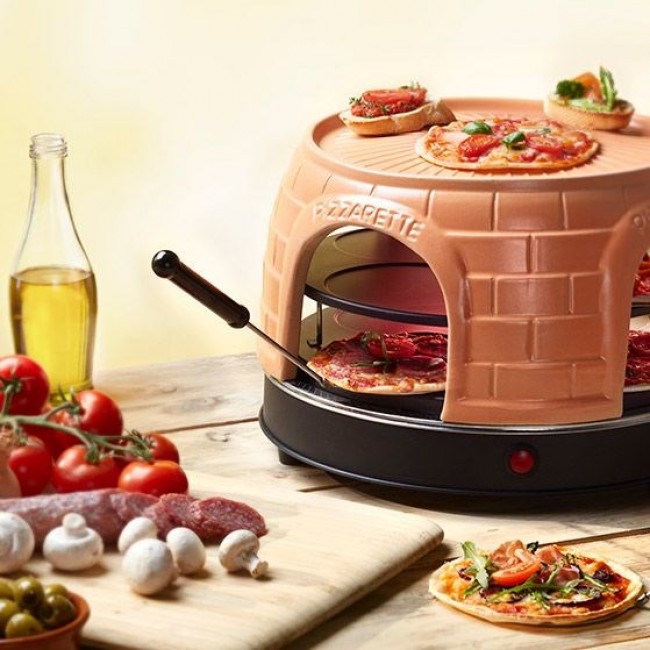 Emerio PO-116124 pizza maker/oven 8 pizza(s) 1500 W Black, Orange