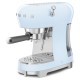 Smeg ECF02PBEU coffee machine pastel blue