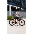 HJC CROSSER Black Cycling Helmet, BLACK, Size M