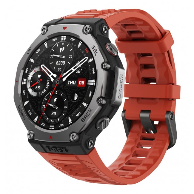 Amazfit T-Rex 3, smartwatch, 48.5mm, red