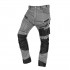 Spodnie robocze DENIM, wzmocnienia Oxford, szare, rozmiar XXXL