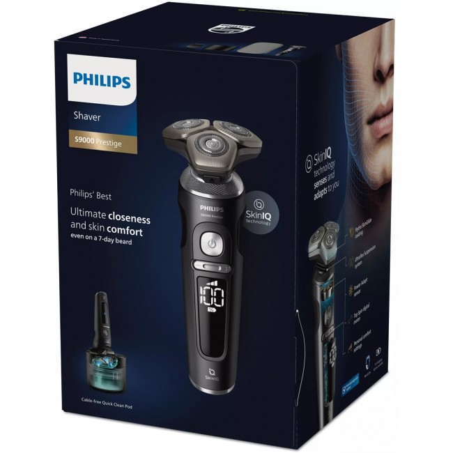 Philips Shaver S9000 Prestige SP9840/32 men's shaver Rotation shaver Trimmer Grey