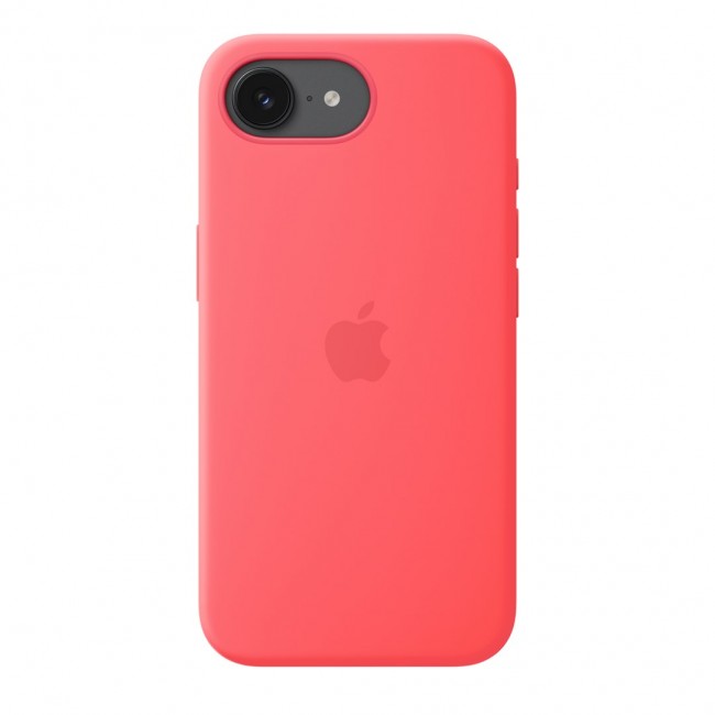 Apple iPhone 17e Silicone Case with MagSafe Bright Guava