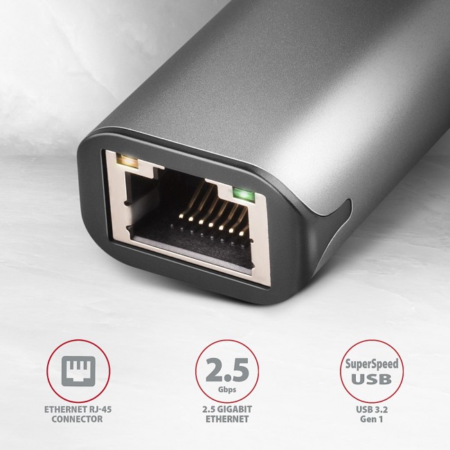 Axagon ADE-25RC network card Ethernet 2500 Mbit/s