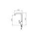 PYRAMIS SILVIO DUO granite black mixer PYRAMIS SILVIO DUO granite black mixer