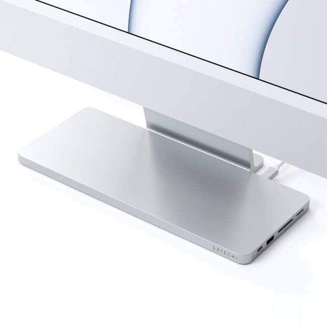Satechi ST-UCISDS laptop dock/port replicator Wired USB 3.2 Gen 2 (3.1 Gen 2) Type-C Silver