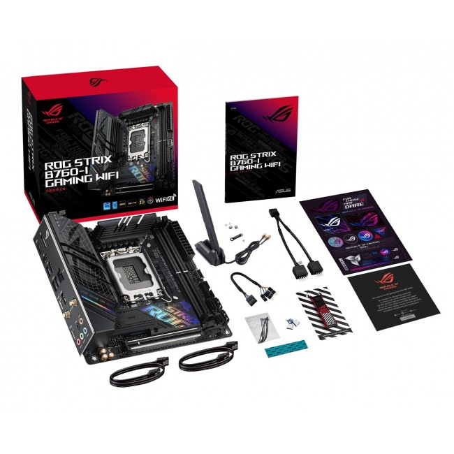 ASUS ROG STRIX B760-I GAMING WIFI Intel B760 LGA 1700 mini ITX ASUS ROG STRIX B760-I GAMING WIFI Intel B760 LGA 1700 mini ITX