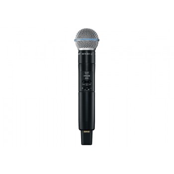 Shure SLXD2/B58 -G59 - handheld transmitter with Beta 58A capsule, 470 514 MHz