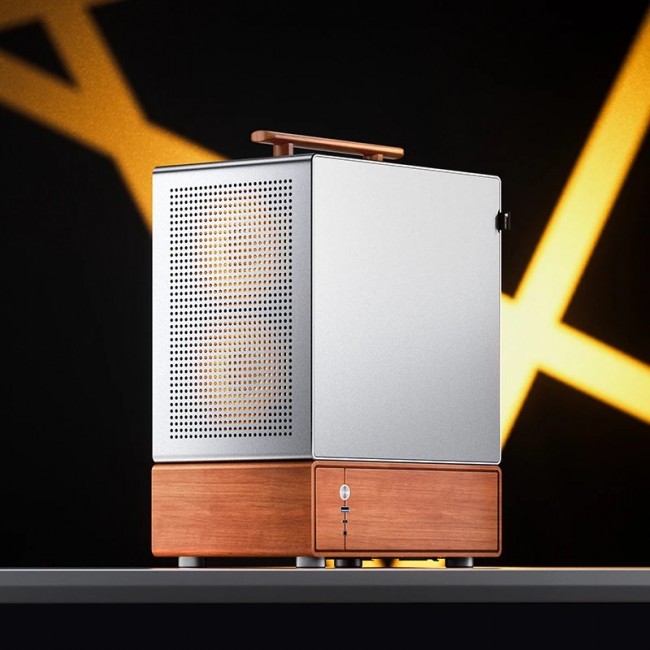 Jonsbo T7 Midi Tower Wood, Silver