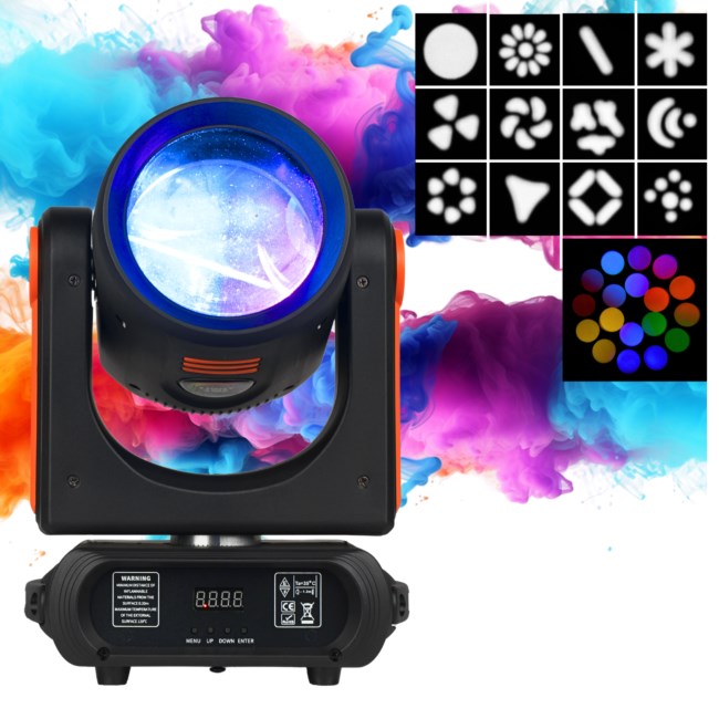 LIGHT4ME ORBEAM 150W LED g owica ruchoma beam o wi