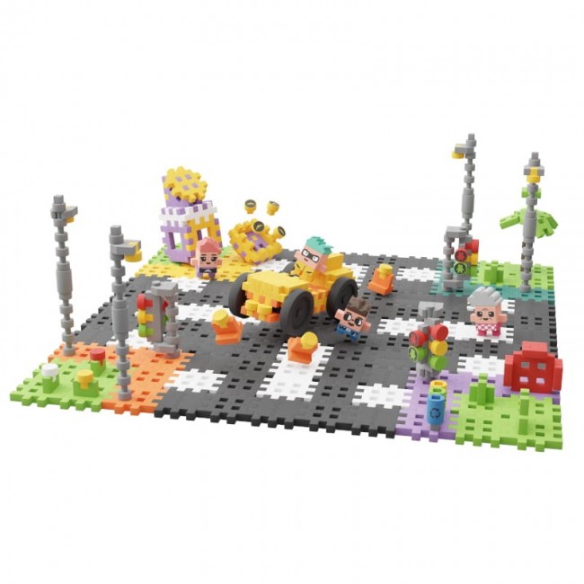 Marioinex Mini Waffle Building Blocks City: Street, 280 pieces Marioinex Mini Waffle Building Blocks City: Street, 280 pieces