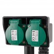 Entac Garden Socket Extension Cord O1S 2 Sockets 5m IP44 Entac Garden Socket Extension Cord O1S 2 Sockets 5m IP44