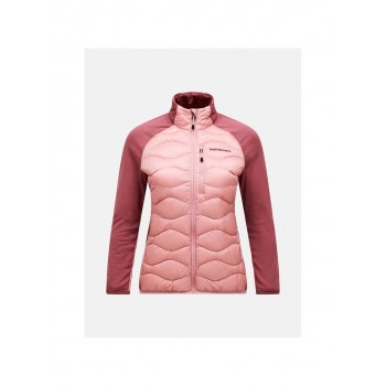 Kurtka damska puchowa PEAK PERFORMANCE W Helium Hybrid Down Jacket kolor r owy - S