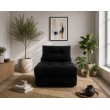 WOBA black pouffe-mattress WOBA black pouffe-mattress