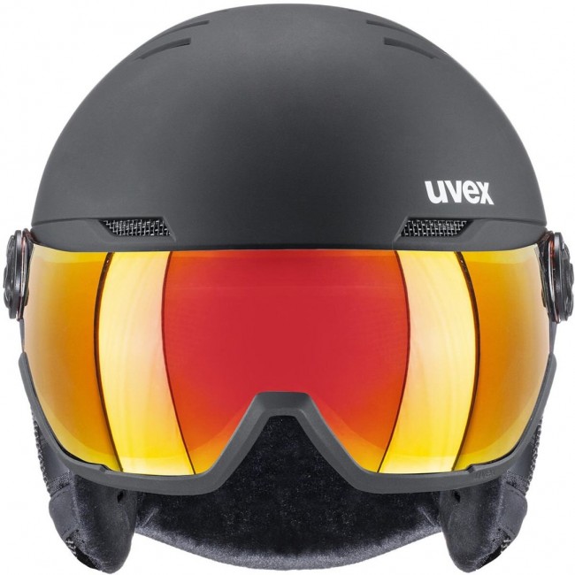 UVEX Wanted Visor Ski Helmet Black 58 61 cm (L)