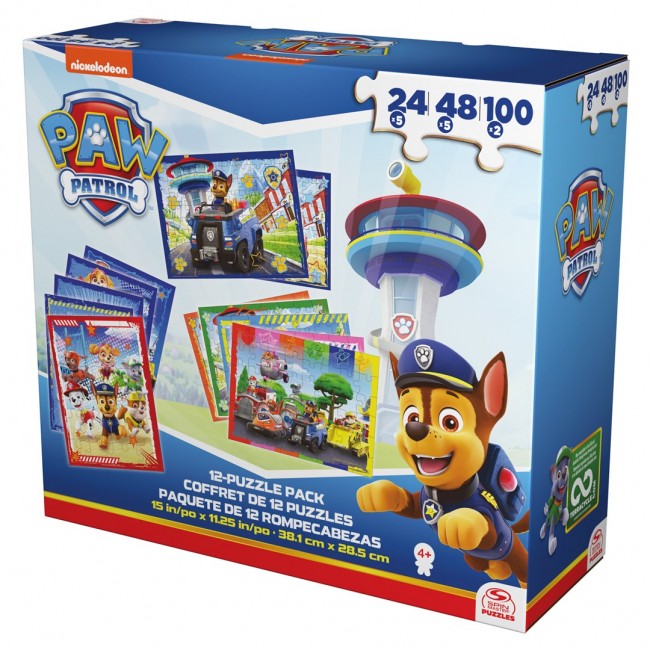 SPIN PAW Patrol puzzle 12in1 6066856 /3