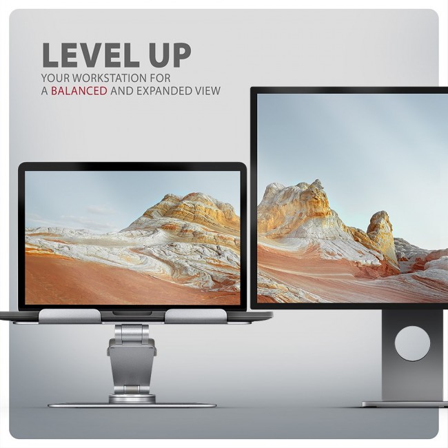 Axagon STND-LR stand with 360 rotation for laptops and tablets Axagon STND-LR stand with 360 rotation for laptops and tablets