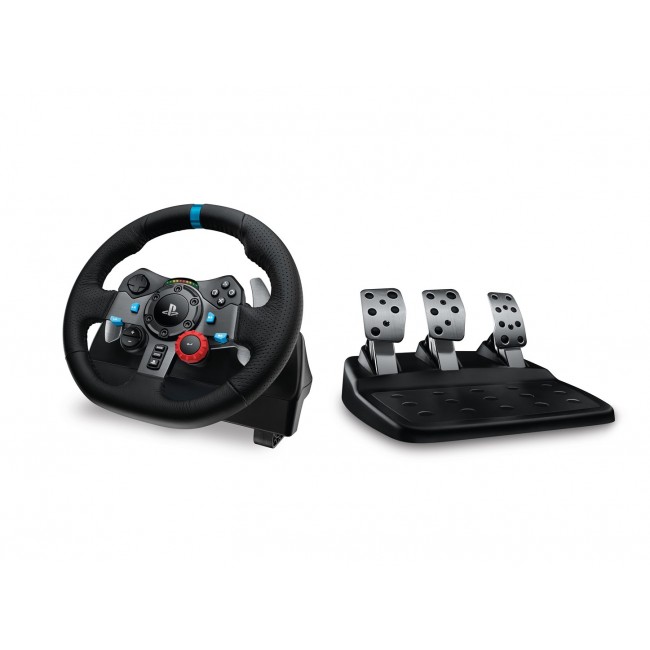 Logitech G G29 Steering wheel + Pedals Playstation 3,PlayStation 4 Analogue USB 2.0 Black Logitech G G29 Steering wheel + Pedals Playstation 3,PlayStation 4 Analogue USB 2.0 Black