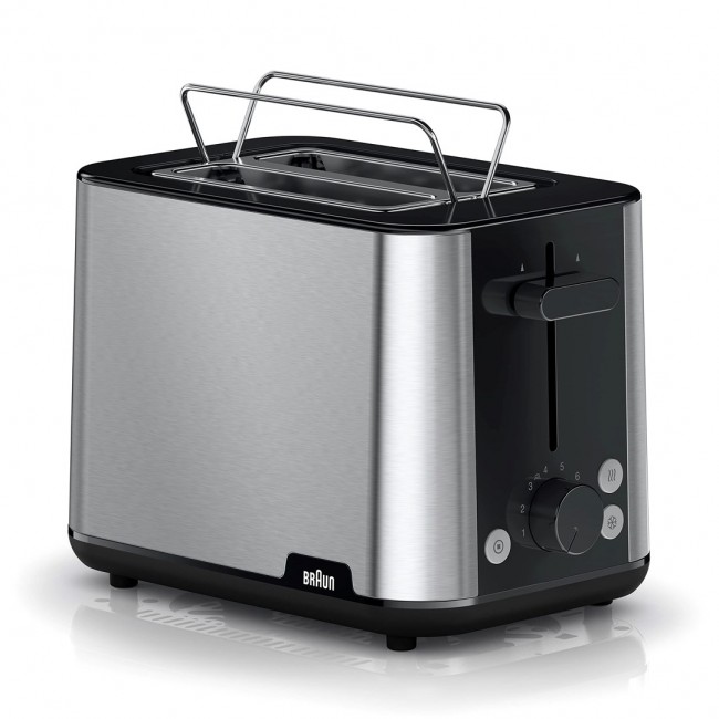 Braun HT 1510 8 2 slice(s) 900 W Black, Stainless steel