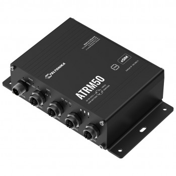 Teltonika ATRM50 5G Router for Transportation, Ultra-High Cellular Speeds, M12 CONNECTORS, DUAL SIM & eSIM, EN 45545-2 and EN 50155, PSU not included wireless router Gigabit Ethernet Dual-band (2.4 GHz / 5 GHz) Black