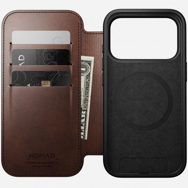 Nomad Modern Leather Folio mobile phone case 16 cm (6.3