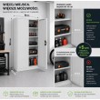 Iron Mate MARS Metal Garage Cabinet 185 x 90 x 45 Grey RAL7035 Iron Mate MARS Metal Garage Cabinet 185 x 90 x 45 Grey RAL7035