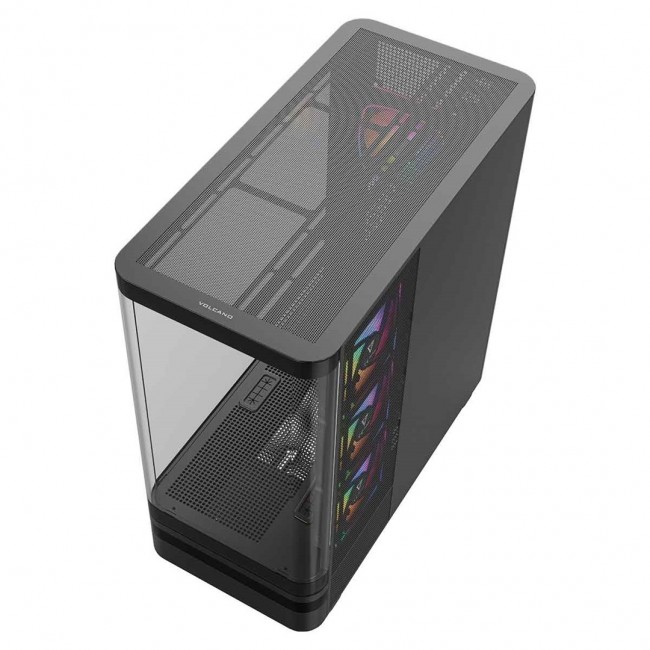 MODECOM Volcano Volcano AQ100 ARGB Midi Black