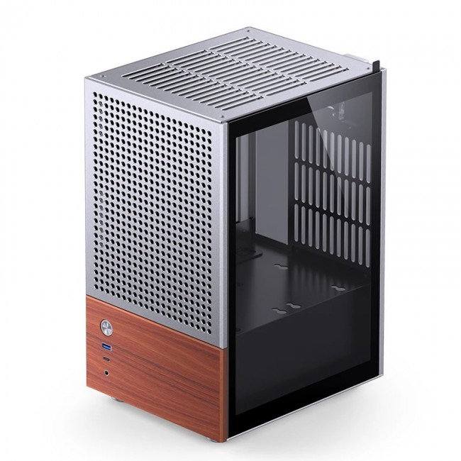 Jonsbo T6 PC Case, Mini-Tower, Mini-ITX, Glass, Wo