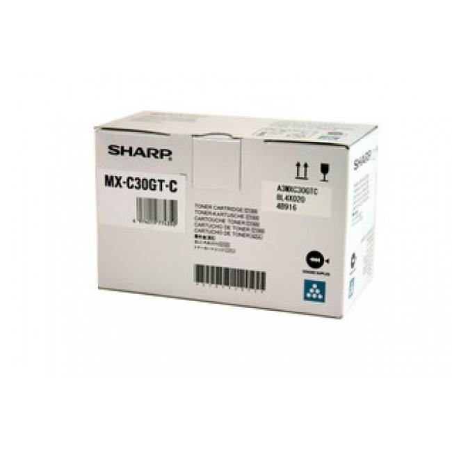 Sharp MXC30GTC toner cartridge 1 pc(s) Original Cyan Sharp MXC30GTC toner cartridge 1 pc(s) Original Cyan