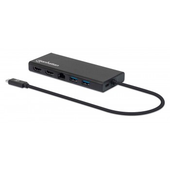 Manhattan 152747 USB Type-C Docking Station Black