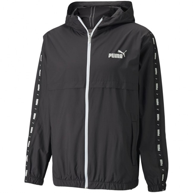 Puma ESS+TAPE Windbreaker Men's Jacket black 847477 01 Puma ESS+TAPE Windbreaker Men's Jacket black 847477 01