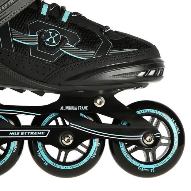 INLINE SKATES NILS EXTREME NA9157 BLACK/MINT SIZE. 44 INLINE SKATES NILS EXTREME NA9157 BLACK/MINT SIZE. 44