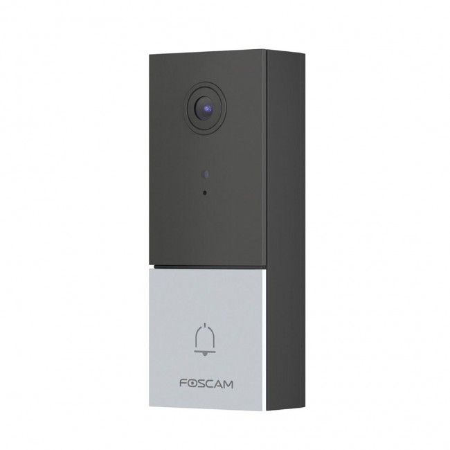 Foscam VD1 video intercom system 4 MP Black, Silver Foscam VD1 video intercom system 4 MP Black, Silver
