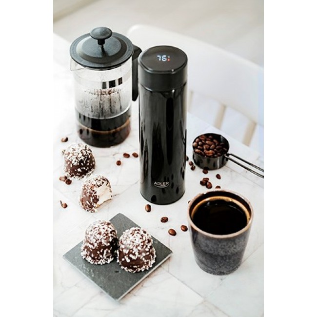 THERMOS WITH LED ADLER AD 4506BK BLACK