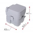 Portable toilet CAMRY CR 1035 Grey Portable toilet CAMRY CR 1035 Grey