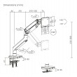 Digitus Single Monitor Mount, 49